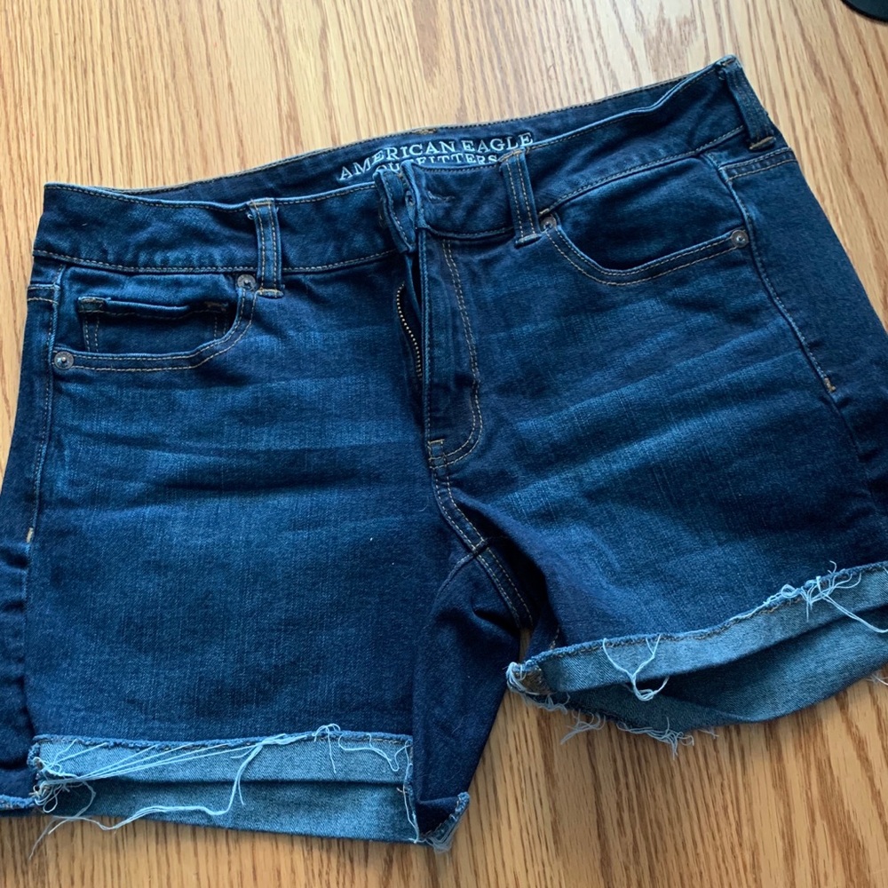 American Eagle Midi Jean Shorts